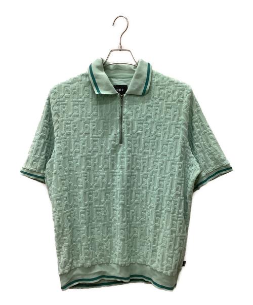 HUF（ハフ）HUF (ハフ) 半袖カットソー グリーン サイズ:Mの古着・服飾アイテム
