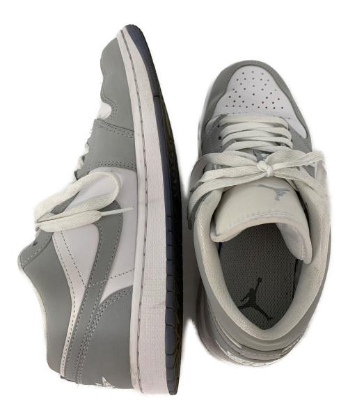 NIKE（ナイキ）NIKE (ナイキ) WMNS AIR JORDAN 1 LOW グレー サイズ:25.5cmの古着・服飾アイテム