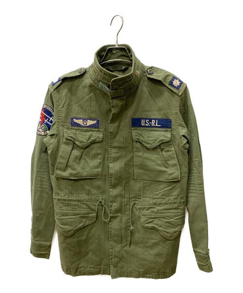 POLO RALPH LAUREN（ポロ・ラルフローレン）POLO RALPH LAUREN (ポロ・ラルフローレン) ミリタリージャケット オリーブ サイズ:XSの古着・服飾アイテム