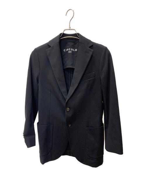 CIRCOLO 1901（チルコロ1901）Circolo 1901 (チルコロ1901) テーラードジャケット ブラック サイズ:44の古着・服飾アイテム