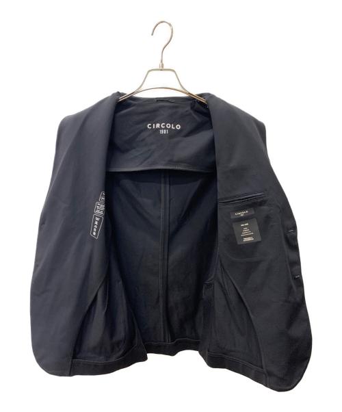 CIRCOLO 1901（チルコロ1901）Circolo 1901 (チルコロ1901) テーラードジャケット ブラック サイズ:44の古着・服飾アイテム