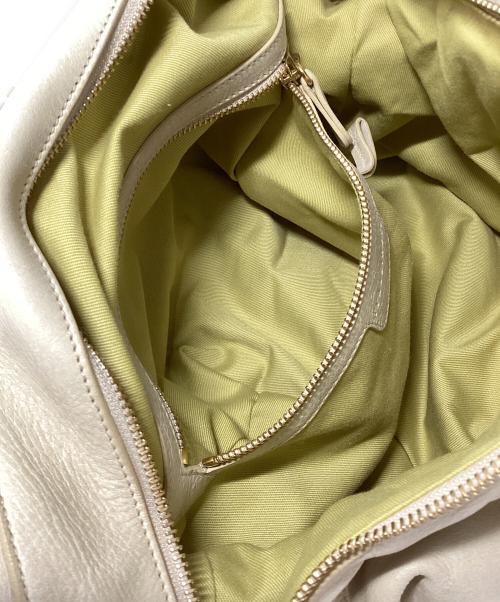 frassineti（フラッシネーティ）frassineti (フラッシネーティ) ハンドバッグ アイボリーの古着・服飾アイテム