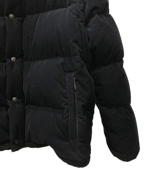PRADA（プラダ）PRADA (プラダ) 25AW 2WAYミディアムウェイト コーデュロイ ダウンジャケット ブラック サイズ:Lの古着・服飾アイテム