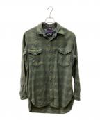 PENDLETONペンドルトン）の古着「60年代 長袖シャツ」｜グリーン