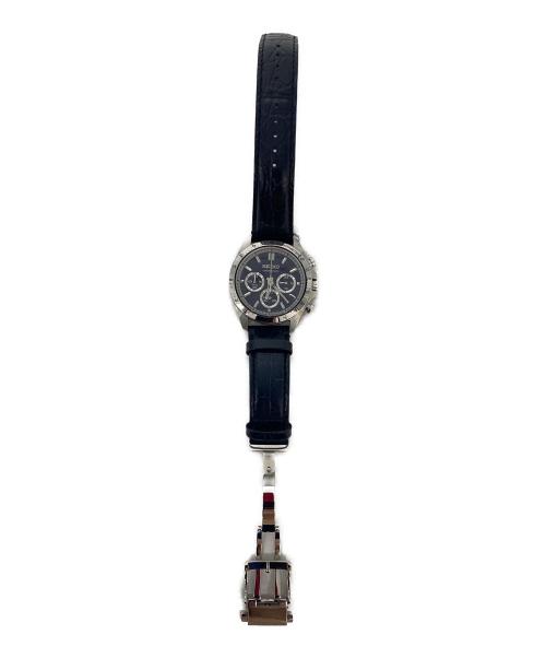 SEIKO（セイコー）SEIKO (セイコー) クロノグラフ 腕時計 ネイビーの古着・服飾アイテム
