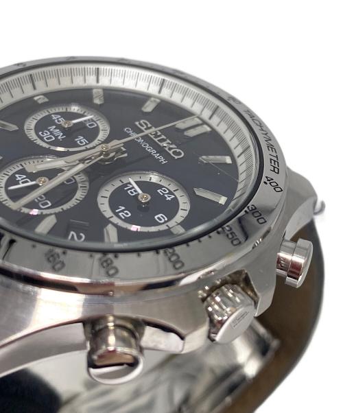 SEIKO（セイコー）SEIKO (セイコー) クロノグラフ 腕時計 ネイビーの古着・服飾アイテム