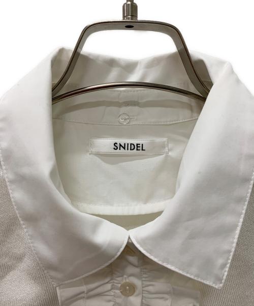 Snidel（スナイデル）Snidel (スナイデル) フリルニットカーディガン 2026年モデル ホワイト サイズ:Fの古着・服飾アイテム