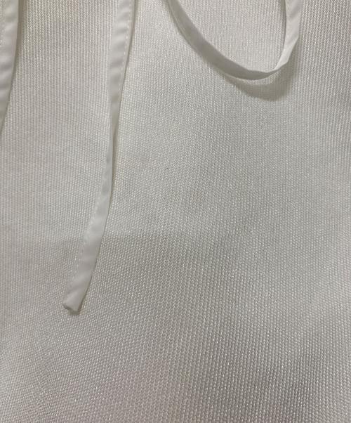 Snidel（スナイデル）Snidel (スナイデル) フリルニットカーディガン 2026年モデル ホワイト サイズ:Fの古着・服飾アイテム