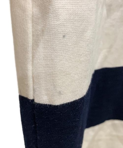 Bibiy.（ビビィ）Bibiy. (ビビィ) FRANCINE RUGBY TOP ネイビー×ホワイト サイズ:Fの古着・服飾アイテム