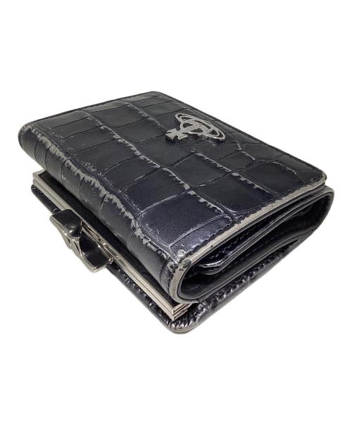 Vivienne Westwood（ヴィヴィアンウエストウッド）Vivienne Westwood (ヴィヴィアンウエストウッド) SMALL FRAME WALLET ブラックの古着・服飾アイテム