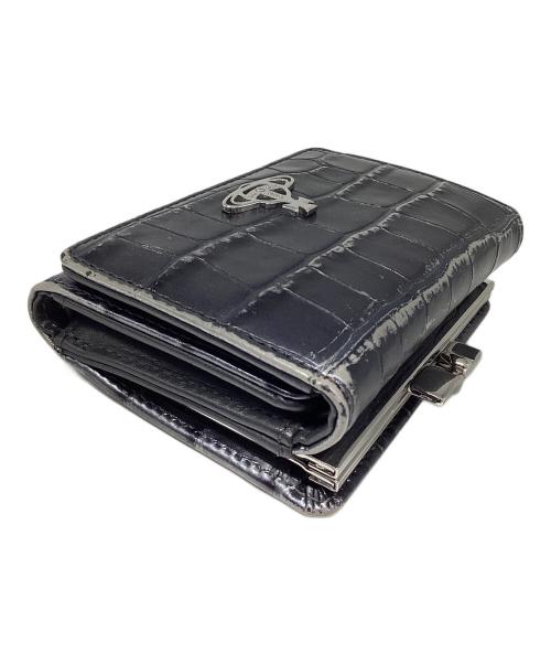 Vivienne Westwood（ヴィヴィアンウエストウッド）Vivienne Westwood (ヴィヴィアンウエストウッド) SMALL FRAME WALLET ブラックの古着・服飾アイテム
