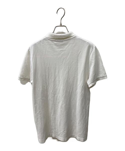 MONCLER（モンクレール）MONCLER (モンクレール) ポロシャツ ホワイト サイズ:Sの古着・服飾アイテム