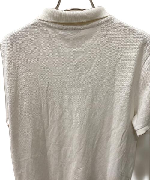 MONCLER（モンクレール）MONCLER (モンクレール) ポロシャツ ホワイト サイズ:Sの古着・服飾アイテム
