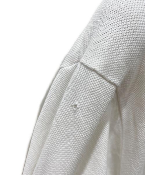 MONCLER（モンクレール）MONCLER (モンクレール) ポロシャツ ホワイト サイズ:Sの古着・服飾アイテム