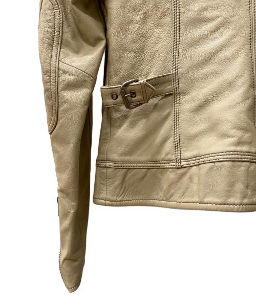 HARLEY-DAVIDSON（ハーレーダビッドソン）HARLEY-DAVIDSON (ハーレーダビッドソン) ライダースジャケット ベージュ サイズ:XSの古着・服飾アイテム