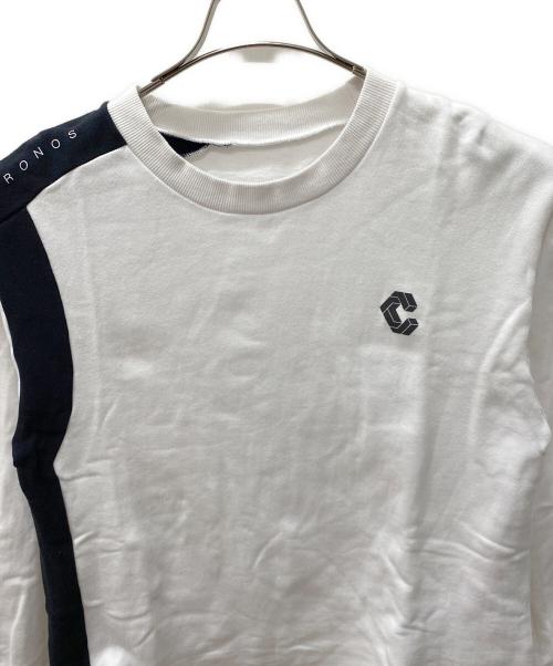 CRONOS（クロノス）CRONOS (クロノス) 長袖カットソー ホワイト サイズ:Sの古着・服飾アイテム