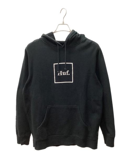 HUF（ハフ）HUF (ハフ) プルオーバーパーカー ブラック サイズ:Lの古着・服飾アイテム