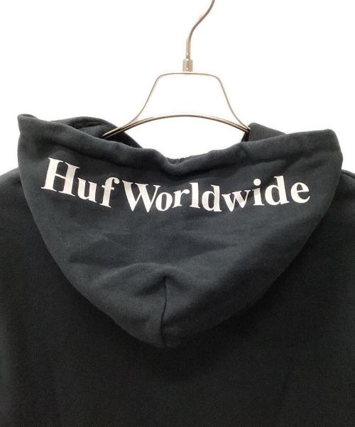 HUF（ハフ）HUF (ハフ) プルオーバーパーカー ブラック サイズ:Lの古着・服飾アイテム