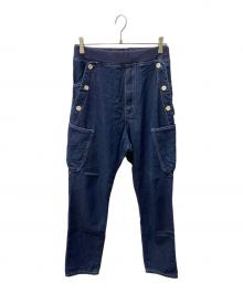 mercibeaucoup（メルシーボークー）の古着「サルエルデニムパンツ」｜インディゴ