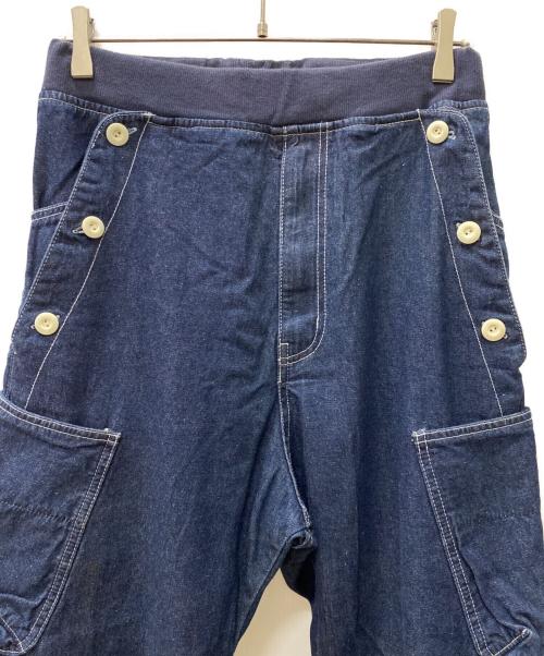 mercibeaucoup（メルシーボークー）mercibeaucoup (メルシーボークー) サルエルデニムパンツ インディゴの古着・服飾アイテム