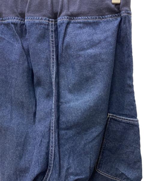 mercibeaucoup（メルシーボークー）mercibeaucoup (メルシーボークー) サルエルデニムパンツ インディゴの古着・服飾アイテム