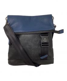 LANVIN en Bleu（ランバンオンブルー）の古着「ショルダーバッグ」｜ブルー×ブラック
