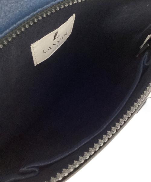 LANVIN en Bleu（ランバンオンブルー）LANVIN en Bleu (ランバンオンブルー) ショルダーバッグ ブルー×ブラックの古着・服飾アイテム