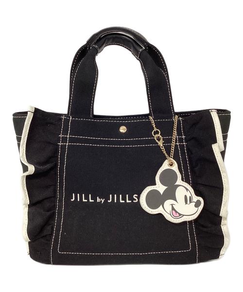 JILL BY JILLSTUART（ジル バイ ジルスチュアート）JILL BY JILLSTUART (ジル バイ ジルスチュアート) Disney (ディズニー) トートバッグ ブラックの古着・服飾アイテム