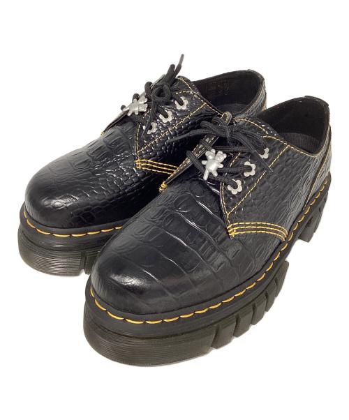 Dr.Martens（ドクターマーチン）Dr.Martens (ドクターマーチン) Heaven by Marc Jacobs (ヘブンバイマークジェイコブス) AUDRICK 3i HMJ CROCO ブラック サイズ:UK7の古着・服飾アイテム