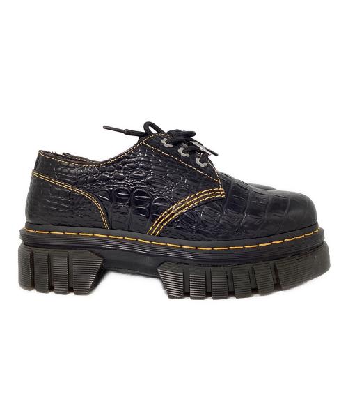 Dr.Martens（ドクターマーチン）Dr.Martens (ドクターマーチン) Heaven by Marc Jacobs (ヘブンバイマークジェイコブス) AUDRICK 3i HMJ CROCO ブラック サイズ:UK7の古着・服飾アイテム