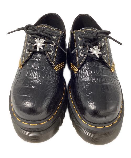 Dr.Martens（ドクターマーチン）Dr.Martens (ドクターマーチン) Heaven by Marc Jacobs (ヘブンバイマークジェイコブス) AUDRICK 3i HMJ CROCO ブラック サイズ:UK7の古着・服飾アイテム