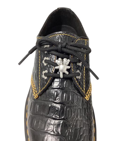 Dr.Martens（ドクターマーチン）Dr.Martens (ドクターマーチン) Heaven by Marc Jacobs (ヘブンバイマークジェイコブス) AUDRICK 3i HMJ CROCO ブラック サイズ:UK7の古着・服飾アイテム