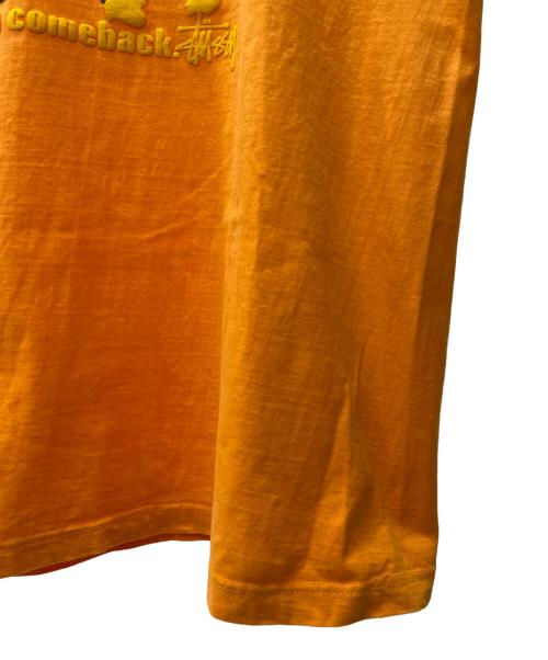 stussy（ステューシー）stussy (ステューシー) 90’ｓTシャツ オレンジ サイズ:Lの古着・服飾アイテム
