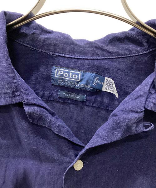 POLO RALPH LAUREN（ポロ・ラルフローレン）POLO RALPH LAUREN (ポロ・ラルフローレン) 半袖シャツ ネイビー サイズ:Mの古着・服飾アイテム
