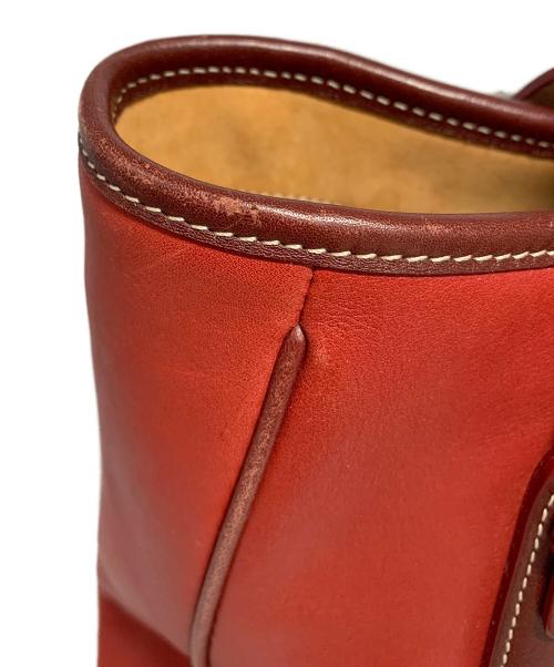 COACH（コーチ）COACH (コーチ) レザートートバッグ レッドの古着・服飾アイテム