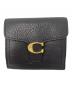 COACH（コーチ）の古着「2つ折り財布」｜ブラック