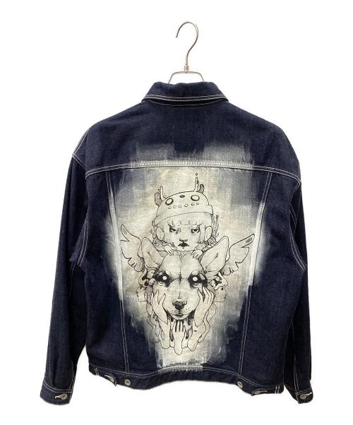 URBAN RESEARCH iD（アーバンリサーチアイディー）URBAN RESEARCH iD (アーバンリサーチアイディー) ローレン・サイ 「the C」BIG DENIM JACKET インディゴ サイズ:Freeの古着・服飾アイテム
