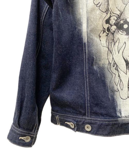 URBAN RESEARCH iD（アーバンリサーチアイディー）URBAN RESEARCH iD (アーバンリサーチアイディー) ローレン・サイ 「the C」BIG DENIM JACKET インディゴ サイズ:Freeの古着・服飾アイテム