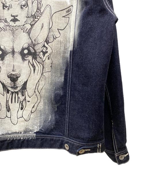 URBAN RESEARCH iD（アーバンリサーチアイディー）URBAN RESEARCH iD (アーバンリサーチアイディー) ローレン・サイ 「the C」BIG DENIM JACKET インディゴ サイズ:Freeの古着・服飾アイテム