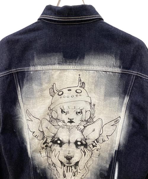 URBAN RESEARCH iD（アーバンリサーチアイディー）URBAN RESEARCH iD (アーバンリサーチアイディー) ローレン・サイ 「the C」BIG DENIM JACKET インディゴ サイズ:Freeの古着・服飾アイテム