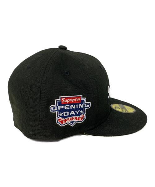 SUPREME（シュプリーム）Supreme (シュプリーム) New Era (ニューエラ) 21AW ×NEW ERA ニューエラ ボックスロゴ 6パネル キャップ ブラックの古着・服飾アイテム