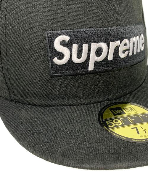 SUPREME（シュプリーム）Supreme (シュプリーム) New Era (ニューエラ) 21AW ×NEW ERA ニューエラ ボックスロゴ 6パネル キャップ ブラックの古着・服飾アイテム