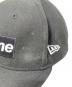 中古・古着 Supreme (シュプリーム) New Era (ニューエラ) 21AW ×NEW ERA ニューエラ ボックスロゴ 6パネル キャップ ブラック：7000円
