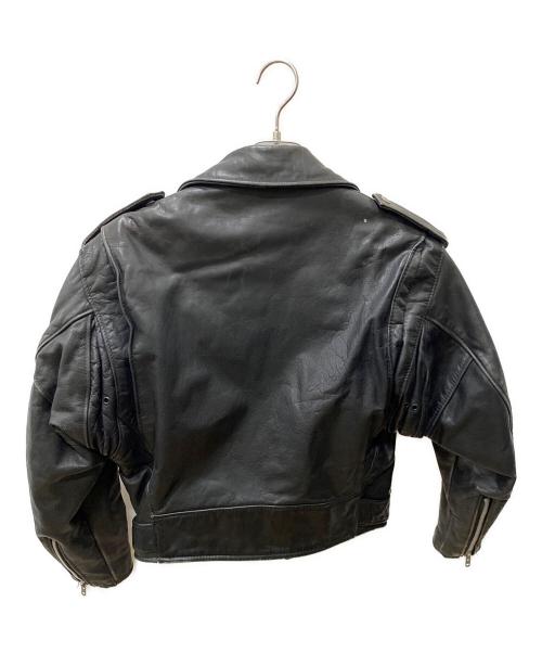 Schott（ショット）Schott (ショット) ダブルライダースジャケット ブラック サイズ:Mの古着・服飾アイテム