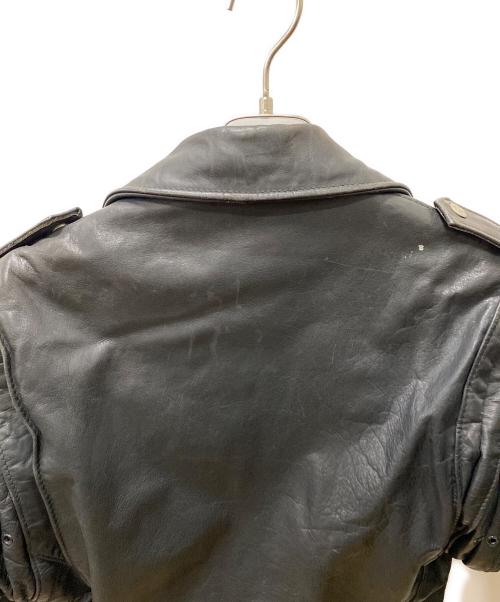 Schott（ショット）Schott (ショット) ダブルライダースジャケット ブラック サイズ:Mの古着・服飾アイテム