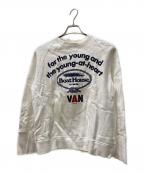 VAN JAC×BOAT HOUSEヴァン・ヂャケット×ボート ハウス）の古着「スウェット」｜ホワイト