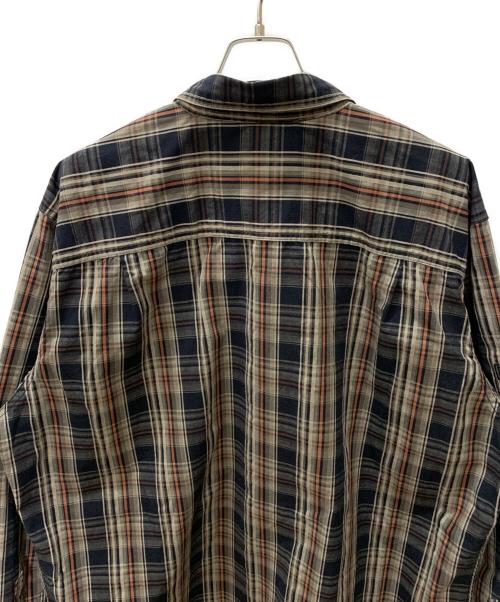 HARLEY-DAVIDSON（ハーレーダビッドソン）HARLEY-DAVIDSON (ハーレーダビッドソン) 長袖シャツ ブラウン×ブラック サイズ:2XLの古着・服飾アイテム