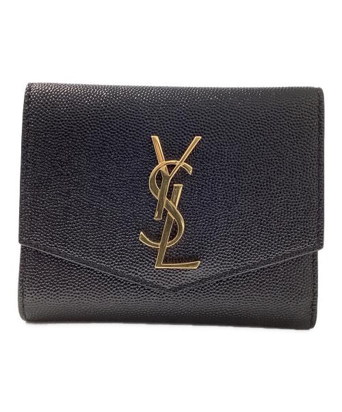 Saint Laurent Paris（サンローランパリ）Saint Laurent Paris (サンローランパリ) アップタウン 3つ折り財布 ブラックの古着・服飾アイテム
