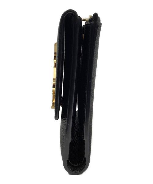 Saint Laurent Paris（サンローランパリ）Saint Laurent Paris (サンローランパリ) アップタウン 3つ折り財布 ブラックの古着・服飾アイテム
