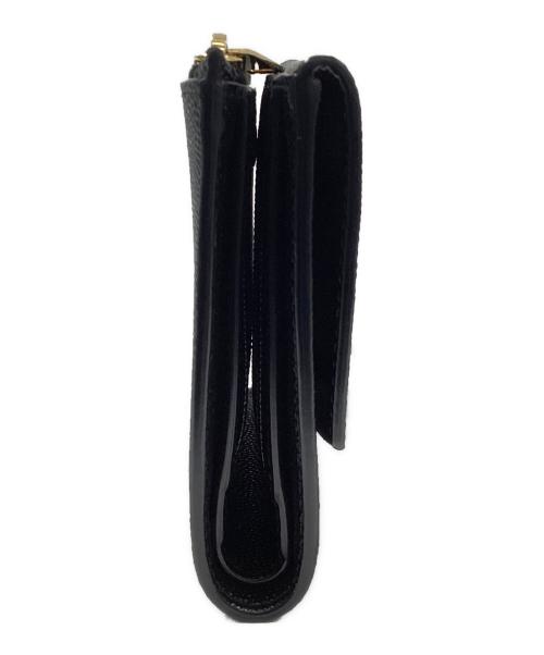 Saint Laurent Paris（サンローランパリ）Saint Laurent Paris (サンローランパリ) アップタウン 3つ折り財布 ブラックの古着・服飾アイテム